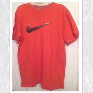 Orange Nike tee